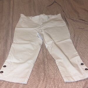 Counterparts White Cropped Pants
